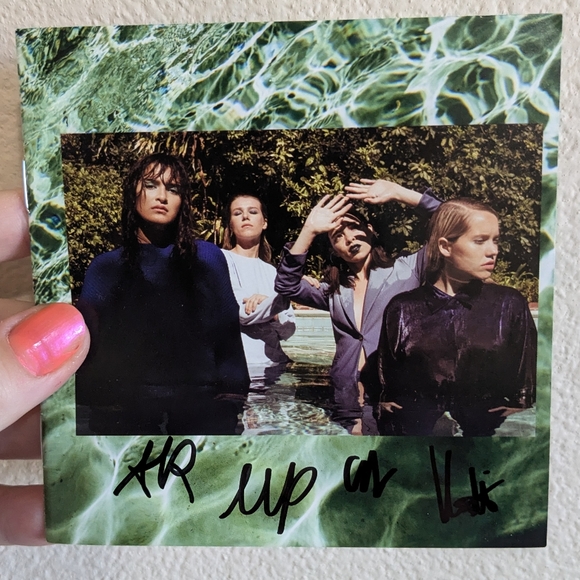 The Aces REAL hand SIGNED Photo #4 COA Autographed Indie Pop Band - Picture 1 of 3